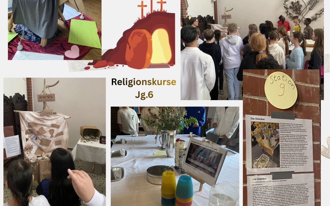 Ostern hautnah erleben – Unterrichtsgang zur evangelischen Auferstehungsgemeinde